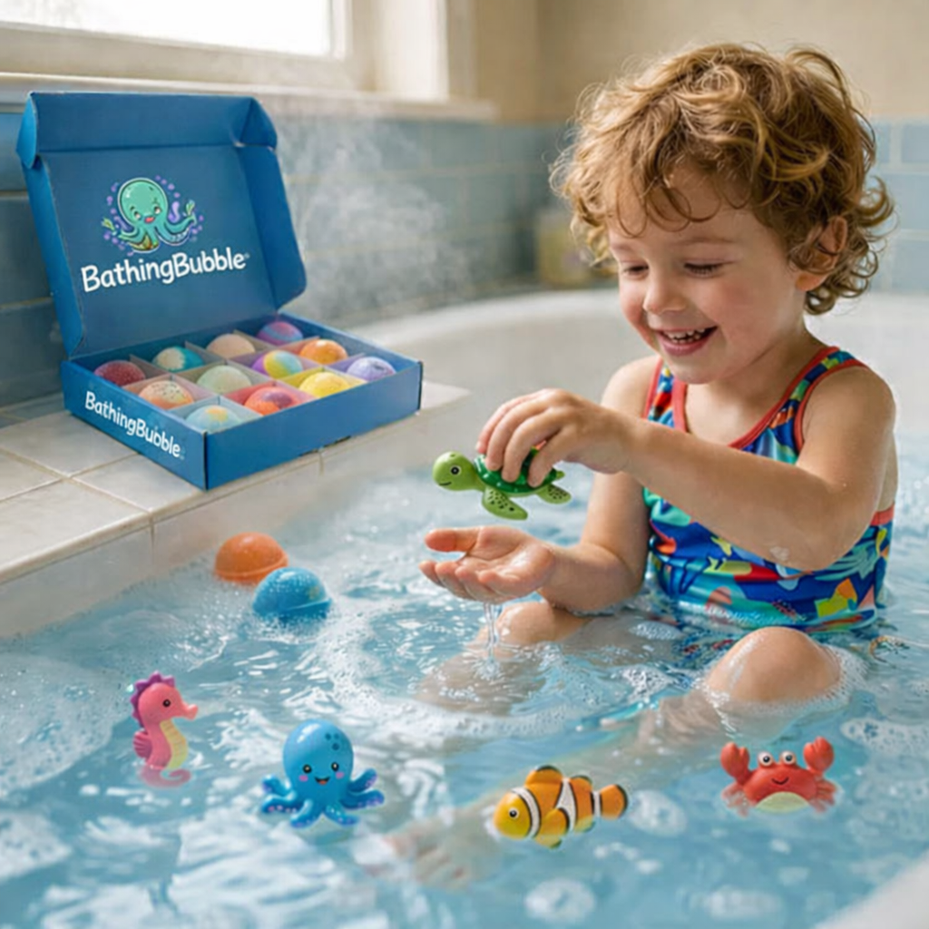 12-Piece Ocean Surprise Toy Bath Bomb Set